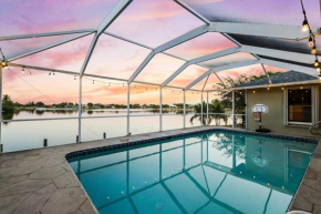 Seabreeze Oasis Lakefront Home has 2 ensuites and heated pool